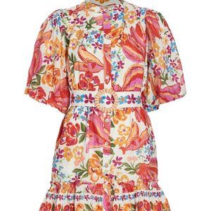 Spring Banans Belted Minidress